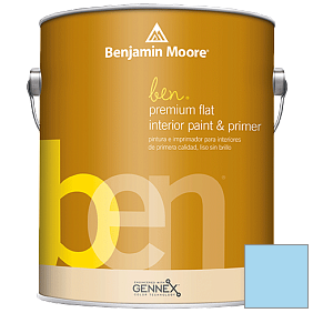 Краска Ben Premium Interior Latex Flat (W625) цвет 2066-60 Honolulu Blue