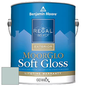 Benjamin Moore W096 Regal Select Exterior Paint-Moor GloSoft Gloss Finish краска цвет 688 Seacliff Heights