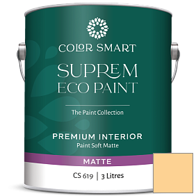 Краска COLOR SMART CS 619 SUPREM ECO PAINT матовая краска цвет 171 Sweet Butter