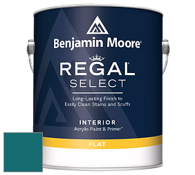 Benjamin Moore 547 Regal Select Waterborne Interior Flat Finish краска цвет 2055-20 Pacific Ocean Blue