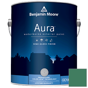Краска Aura Waterborne Exterior Semi-Gloss Finish (632) цвет 2040-30 Very Green