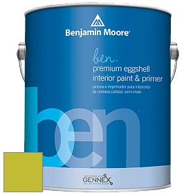 Benjamin Moore Ben W626 Premium Interior Latex Eggshell краска цвет NCS S 1070-G60Y 