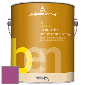 Benjamin Moore Ben W625 Premium Interior Latex Flat краска цвет 2076-30 Crushed Berries