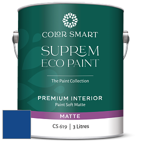 COLOR SMART CS 619 SUPREM ECO PAINT матовая краска цвет RAL 5005 