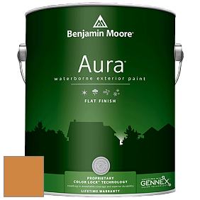 Benjamin Moore Aura 629 Waterborne Exterior Flat Finish краска цвет 2156-30 Jack O'Lantern