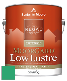 Benjamin Moore W103 Regal Select Exterior Paint-MoorGard Low Lustre Finish краска цвет 2039-30 Cabana Green