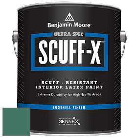 Benjamin Moore 485 Ultra Spec SCUFF-X Interior Eggshell Finish краска цвет NCS S 5030-B90G 