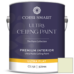 Краска COLOR SMART CS 758 ULTRA CEILING PAINT ультраматовая краска цвет 407 Lime Accent
