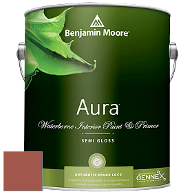 Benjamin Moore Aura 528 Waterborne Interior Semi-gloss Finish краска цвет AF-280 