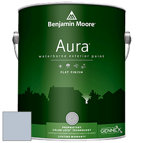 Benjamin Moore Aura 629 Waterborne Exterior Flat Finish краска цвет AF-575 