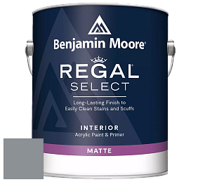 Benjamin Moore 548 IRegal Select Interior Paint - Matte краска цвет 2124-30 Deep Silver