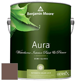 Benjamin Moore Aura 528 Waterborne Interior Semi-gloss Finish краска цвет 2106-30 Pine Cone