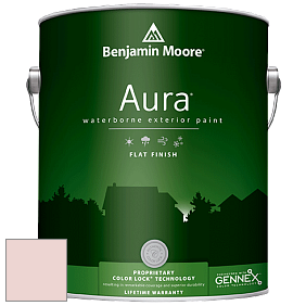 Benjamin Moore Aura 629 Waterborne Exterior Flat Finish краска цвет 2091-70 April Pink