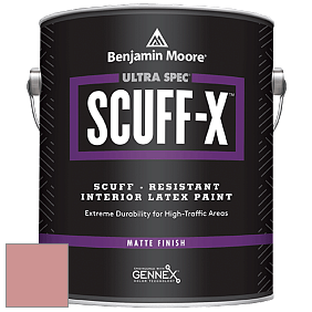 Benjamin Moore 484 Ultra Spec SCUFF-X Interior Matte Finish краска цвет 2088-50 Cool Lava