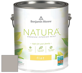 Benjamin Moore 512 Natura Interior Flat Finish матовая краска цвет 2111-50 Stone Harbor