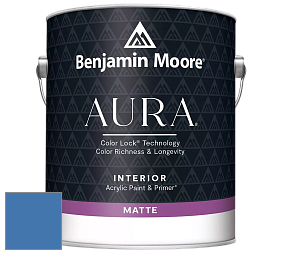 Benjamin Moore Aura 522 Interior Paint - Matte краска цвет NCS S 3050-R80B 
