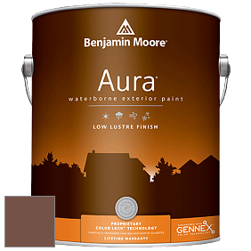 Benjamin Moore Aura 634 Waterborne Exterior Low Lustre Finish краска цвет 2095-20 Antler Brown