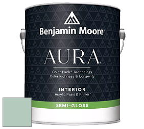 Benjamin Moore Aura 528 Waterborne Interior Semi-gloss Finish краска цвет 632 Bridal Bouquet