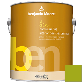 Краска Ben Premium Interior Latex Flat (W625) цвет 2027-10 Dark Lime