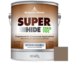 Краска Benjamin Moore 357. Super Hide Zero Voc Interior Eggshell краска цвет 987 Buckhorn