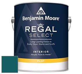 Benjamin Moore 547 Regal Select Waterborne Interior Flat Finish краска цвет NCS S 5540-B30G 