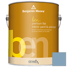Краска Ben Premium Interior Latex Flat (W625) цвет 838 Denim Wash
