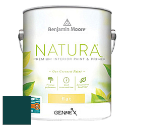 Benjamin Moore 514 Natura Interior Semi-Gloss Finish краска цвет RAL 6004 