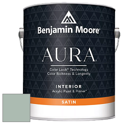 Benjamin Moore Aura 526 Waterborne Interior Satin Finish покрытие цвет HC-143 BM HC-143