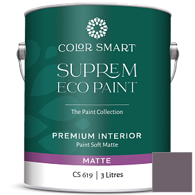 Краска COLOR SMART CS 619 SUPREM ECO PAINT матовая краска цвет 2116-30 Cabernet