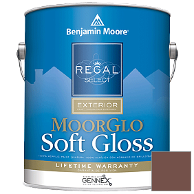 Краска Regal Select Exterior Paint-Moor GloSoft Gloss Finish (W096) цвет 2102-20 Pumpernickel
