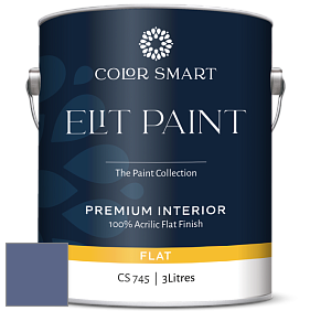 COLOR SMART CS 745 ELIT PAINT глубокоматовая моющаяся краска цвет NCS S 5030-R70B 
