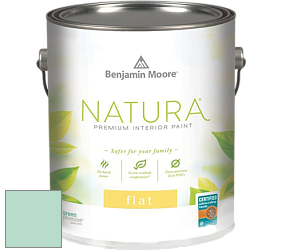 Benjamin Moore 512 Natura Interior Flat Finish матовая краска цвет 598 Surf 'n Turf