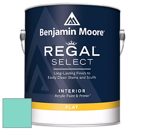 Benjamin Moore 547 Regal Select Waterborne Interior Flat Finish краска цвет 655 Coastal Paradise