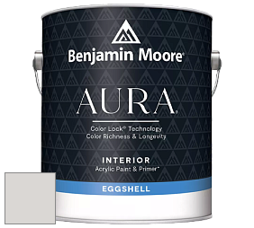 Benjamin Moore Aura 524 Waterborne Interior Eggshell Finish краска цвет 1458 Silver Bells