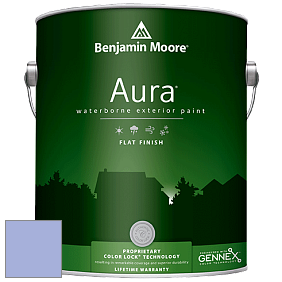 Benjamin Moore Aura 629 Waterborne Exterior Flat Finish краска цвет 2068-50 Victorian Trim