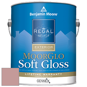 Benjamin Moore W096 Regal Select Exterior Paint-Moor GloSoft Gloss Finish краска цвет 2092-50 Titanic Rose