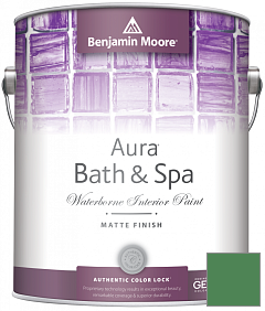 Краска Benjamin Moore Aura Bath & Spa Interior Paint Matte Finish (532) цвет 2035-30 Nile Green