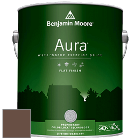 Benjamin Moore Aura 629 Waterborne Exterior Flat Finish краска цвет 2106-10 Java