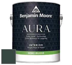 Benjamin Moore Aura 528 Waterborne Interior Semi-gloss Finish краска цвет NCS S 8010-B70G 