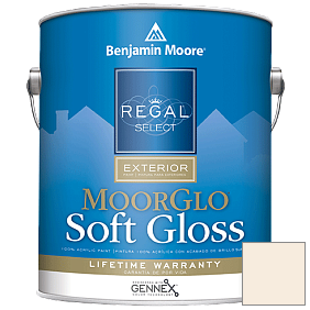 Краска Regal Select Exterior Paint-Moor GloSoft Gloss Finish (W096) цвет 2157-70 Ivory Tower