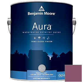 Краска Aura Waterborne Exterior Semi-Gloss Finish (632) цвет 1364 Vintage Claret