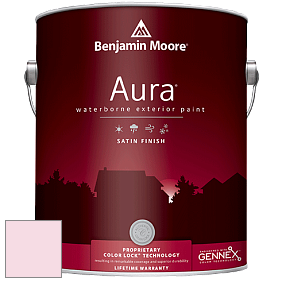 Benjamin Moore Aura 631 Waterborne Exterior Satin Finish краска цвет 2000-70 Voile Pink