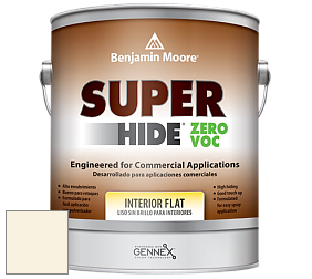 Benjamin Moore 355 Super Hide Zero Voc Interior Flat краска цвет OC-93 Sugar Cookie