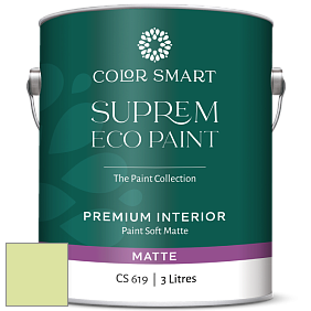 COLOR SMART CS 619 SUPREM ECO PAINT матовая краска цвет NCS S 0530-G50Y 