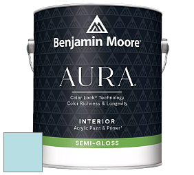 Benjamin Moore Aura 528 Waterborne Interior Semi-gloss Finish краска цвет 765 Skyscraper