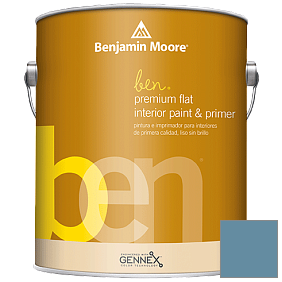 Краска Ben Premium Interior Latex Flat (W625) цвет 1678 Blue Nose