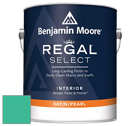 Benjamin Moore 550 Regal Select Waterborne Interior Pearl Finish краска цвет 615 Mayan Green