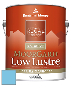 Benjamin Moore W103 Regal Select Exterior Paint-MoorGard Low Lustre Finish краска цвет 2060-50 Cayman Blue
