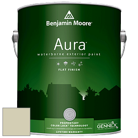 Benjamin Moore Aura 629 Waterborne Exterior Flat Finish краска цвет AF-435 