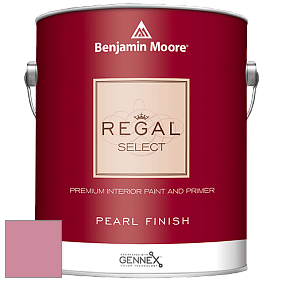Benjamin Moore 550 Regal Select Waterborne Interior Pearl Finish краска цвет 2081-40 Pink Blossom